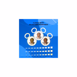 Disney Mickey Mouse Ring Light- 12 Inch LED Ring Light with Tripod and Built in Phone Holde and 3 Light Settings- Mickey Mouse Gifts