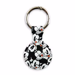 Disney Mickey Mouse Holder for Apple AirTag - Protective Tracker with Keychain for Dog  Bags  Keys - Disneyland Essentials an ...