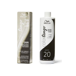 16oz) Wella Color Tango 5NN Chestnut Brown Permanent Haircolor - 5NN + Developer (Vol. 20