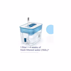 BRITA Flow XXL Water Filter Tank (8.2L) incl. 1x MAXTRA PRO All-in-1 cartridge - fridge-fitting dispenser for families and offices