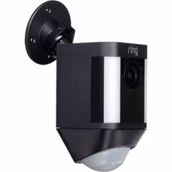 Ring Spotlight Cam 1080p Outdoor Wi-Fi Camera with Night Vision (Battery-Powered, Black)
