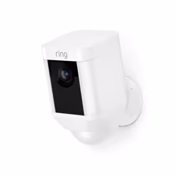 Ring Spotlight Cam, IP security camera, Outdoor, Wireless, Wall, Black, White, Box