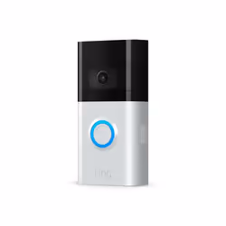 Ring Video Doorbell 3, Black, White, Home, 1920 x 1080 pixels, 160°, Wireless, 802.11a, 802.11b, 802.11g, Wi-Fi 4 (802.11n)