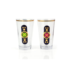 Collectible Star Wars The Last Jedi Glassware - 16-Ounce Pint Glass Set for Water  Tea  Coffee  or Beer - Features 2 Star Wars Themed Designs - Licens