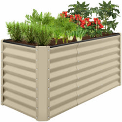 Best Choice Products SKY7361 raised garden bed Vegetable bed Beige