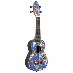 Ortega Guitars Keiki Ukulele Pack Soprano Ukulele Agathis / ABS Spaceman Set - K2-SP, Acoustic ukulele, Classical ukulele, So ...