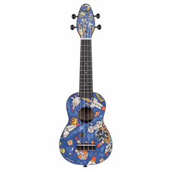 Ortega Guitars Keiki Ukulele Pack Soprano Ukulele Agathis / ABS Spaceman Set - K2-SP