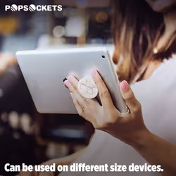 PopSockets Expanding Stand and Grip for Smartphones - Saffiano Black