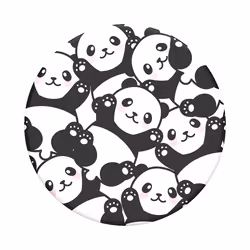 PopSockets 800976, Handle, Black, White