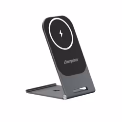 Energizer WCP102, Auto, Wireless charging, Aluminium, Black