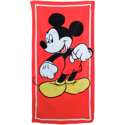 Jerry Leigh Disney Mickey Mouse Beach Towel - Jumbo 58 X 28 Cotton Terry Pool Shower