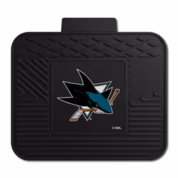 FANMATS NHL San Jose Sharks Vinyl Utility Mat Black 14""""x17""""