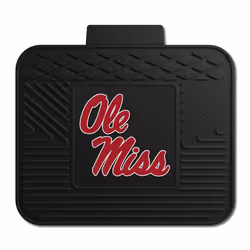 FANMATS 11779 Ole Miss Rebels Back Row Utility car Mat - 1 Piece - 14in x 17in  All Weather Protection  Universal Fit  Molded ...