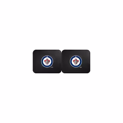 Fanmats 12409 NHL Winnipeg Jets Rear Second Row Vinyl Heavy Duty Utility Mat (Pack of 2)
