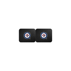 Fanmats 12409 NHL Winnipeg Jets Rear Second Row Vinyl Heavy Duty Utility Mat  (Pack of 2)