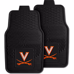 Virginia Cavaliers Car Mats Heavy Duty 2 Piece Vinyl - Special Order