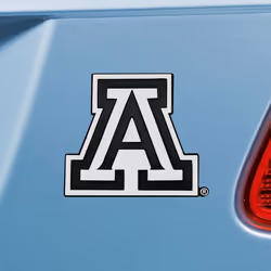 Arizona Wildcats Auto Emblem Premium Metal Chrome Special Order