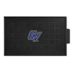 FANMATS 17377 Grand Valley State Lakers Heavy Duty Vinyl Medallion Outdoor Door Mat - 19.5in. x 31in.