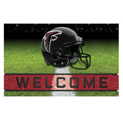 FANMATS 19934 Atlanta Falcons Crumb Rubber Outdoor Door Mat - 18in. x 30in.