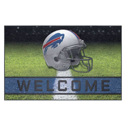 FANMATS 19936 Buffalo Bills Crumb Rubber Outdoor Door Mat - 18in. x 30in.
