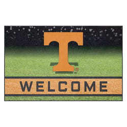 FANMATS 19993 Team Color Crumb Rubber University of Tennessee Door Mat  1 Pack   18"""" x 30""""