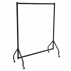 Amazon Basics Heavy Duty Rolling garment Rack, Hanging clothes Organizer Rail for Display and Storage, 121 x 152 m - Black