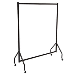 Amazon Basics Heavy Duty Rolling garment Rack, Hanging clothes Organizer Rail for Display and Storage, 121 x 152 m - Black
