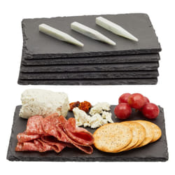 Juvale 6 Pack Mini Slate Charcuterie Boards for Individual Platter and Cheese  Stone Plates with Chalk for Signs (6x9 in)