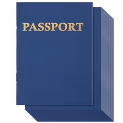 Juvale 24 Pack Blank Passport Notebook for Kids, 4.1 x 5.6 Inches, Ide