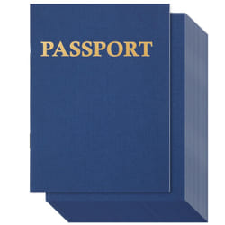 Juvale 24 Pack Blank Passport Notebook for Kids, 4.1 x 5.6 Inches, Ide