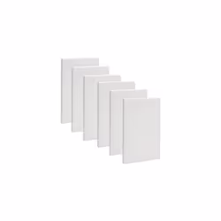 Craft Rectangle Polystyrene Foam Blocks, White, 6-Pack, 43.2 x 28 x 2.5 cm
