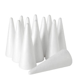 12-Pack Foam Tree Cones for DIY Arts and Crafts Projects  Handmade Gno