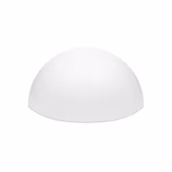 Juvale White Half Sphere Foam Ball for DIY Crafts Large Hollow Dome for Art Supplies (11.4 x 6 in)