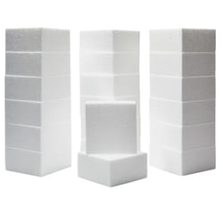 Juvale 20 Pack Foam Blocks for Crafts  Polystyrene Brick Rectangles fo