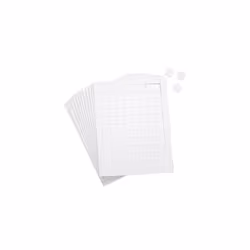 12 Pack Small White Adhesive Foam Squares 3D Effect for DIY Crafts, Scrapbooking, Dual-Adhesive Mounts, Backing Dots (1 cm, 1 ...