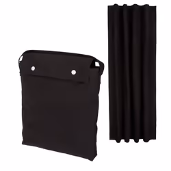 Amazon Basics Portable Blackout Curtain Shade with Suction Cups  50"" x 78""  1-Pack  Black