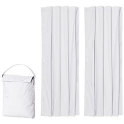 Amazon Basics Portable Blackout Curtain Shade with Suction Cups  50"" x 78""  2-Pack  White