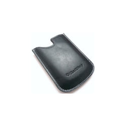 Genuine BlackBerry Black Leather Pocket Case Pouch - HDW-14090-002 (Bulk Packed)