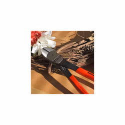KNIPEX Tools - High Leverage Diagonal Cutters  12 Degree Angled (7421250SBA)  Red  10 inches