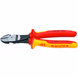 KNIPEX - 74 08 200 US Tools - High Leverage Diagonal Cutters 1000V Insulated (7408200US)