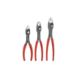 Knipex KNP002006US4 3 Piece Twin Grip Plastic Dipped Pliers Set