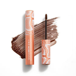 Grande Cosmetics 2-in-1 Tinted Brow Gel + Brow Enhancing Serum  Thick & Darker Brows  Shape & Fill Brows Effortlessly  Auburn  Travel Size