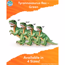 Real Planet 16"" T Rex Stuffed Animal - Realistic Dinosaur Plush Toys  Dino Plushie  Cute Dinosaur Plush  Plush Dinosaur Stuffed Animal  (Gr