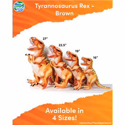 Real Planet 16"" T Rex Stuffed Animal - Realistic Dinosaur Plush Toys  Dino Plushie  Cute Dinosaur Plush  Plush Dinosaur Stuffed Animal  (Br