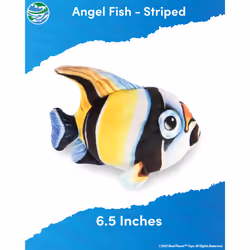 Real Planet Sea Life Plush - Soft Stuffed Animal Gift for Kids All Ages  Sea Ocean Fishing Plushie  Fun Christmas Birthday Gifts (Striped An