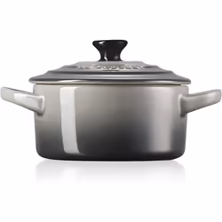 Le Creuset Stoneware Petite Round Casserole, 0.25 L, Flint, 71901104440100