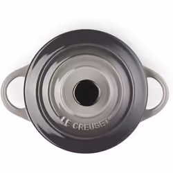Le Creuset Stoneware Petite Round Casserole, 0.25 L, Flint, 71901104440100