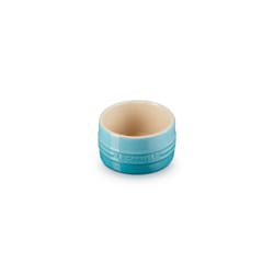 Le Creuset Stoneware Round Straight Wall Ramekin  6.75oz.  Caribbean