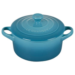 Le creuset Stoneware Mini Round cocotte, 14 oz, caribbean