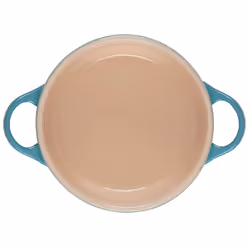 Le creuset Stoneware Mini Round cocotte, 14 oz, caribbean